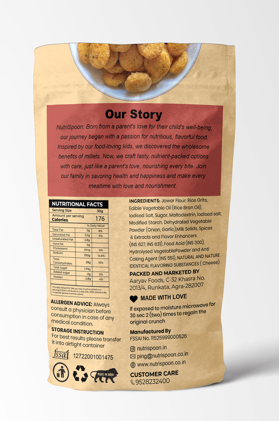 Jowar Cheese Puff
