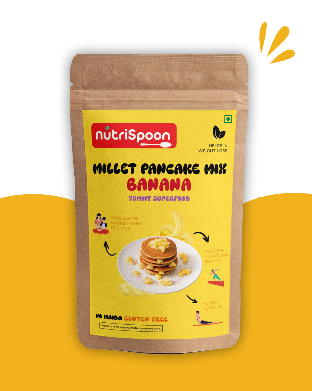 Millet Pancake Mix - Banana